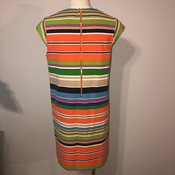 Kate Spade Nico Colorful Striped Shift Dress - Picture 5 of 8